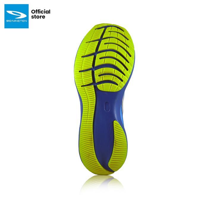 r9dz- Sepatu Running Ori 910 - Haze Vision Abu Muda/Biru/Kuning