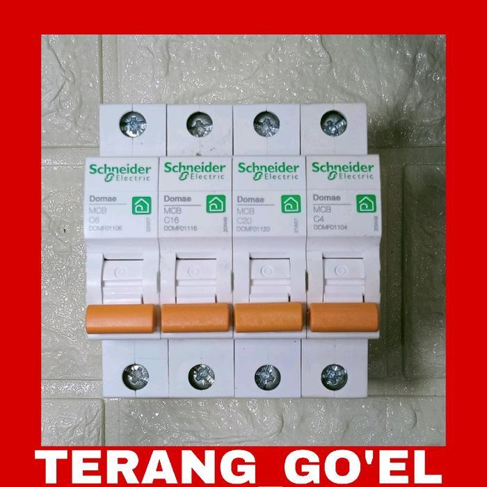 MCB Schneider 1 Phase 6A, 10A, 16A, 20A / Schneider MCB Domae 1 phase