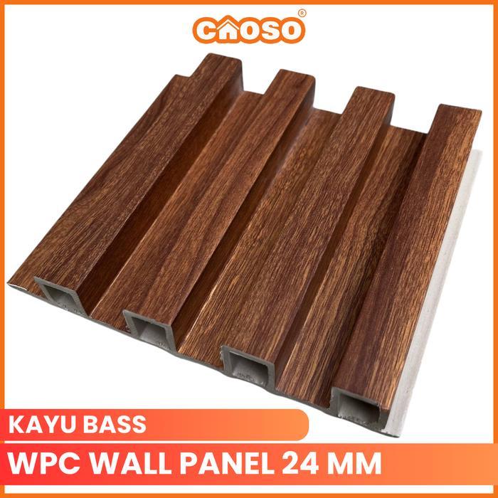 Wpc Wall Panel 3 Meter Hiasan Dinding Kayu 24mm Wallpanel Wpc