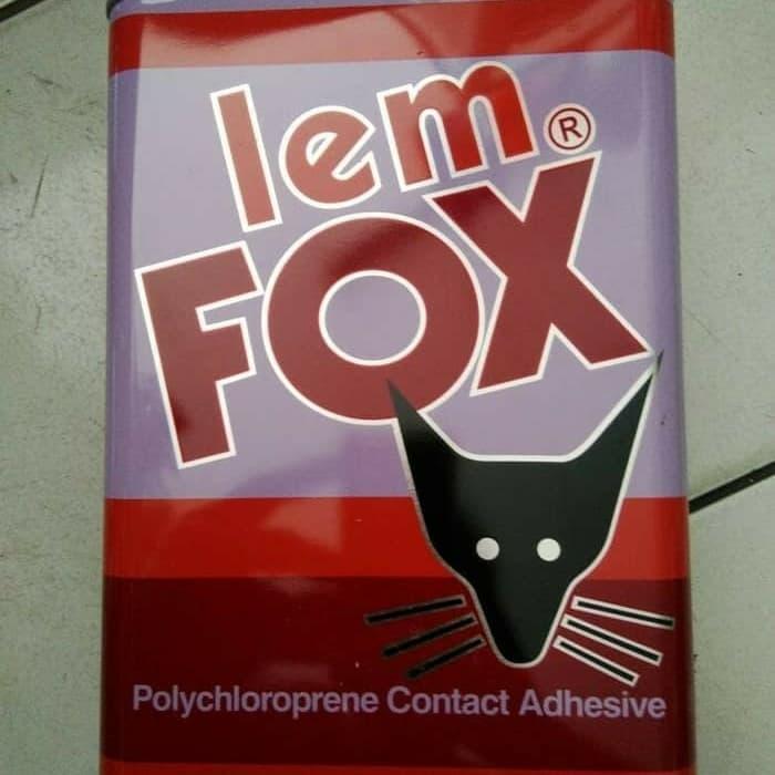 3b88t- Lem Kuning Serbaguna Fox Merah 1 Galon (Isi Netto 2.5Kg 2.5 Kg)