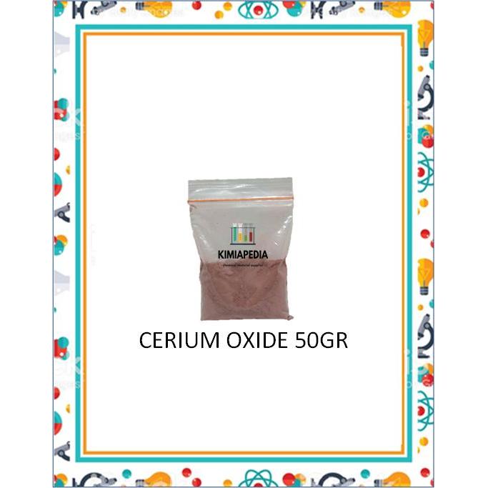 Disc Cerium Oxide Merah / Serium Oksida / Esser Meni / Obat Poles Kaca Jamur 50gr 100gr