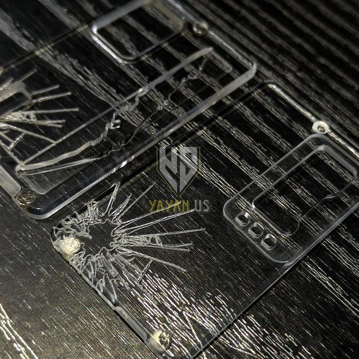 Broken Panel Dotaio V2 Ice Berg Nero Outer Panel Acrylic Clear Glossy Kode 1392