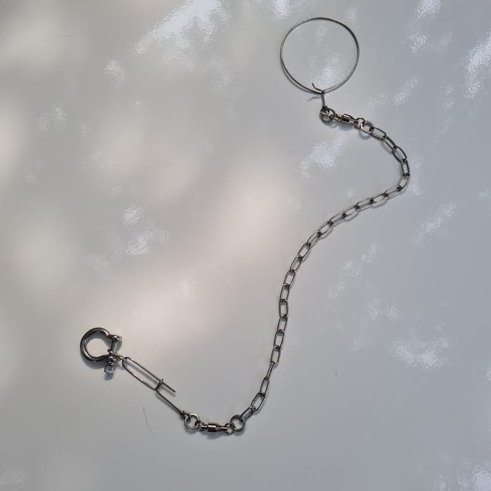 Rantai burung parrot Afgrey bayan set ring omega