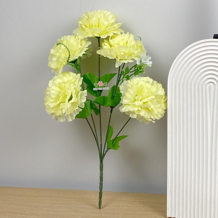 Bunga Anyelir OF Bunga Artificial/Bunga Plastik/Bunga Dekorasi/Dekorasi Pernikahan/Pernikahan