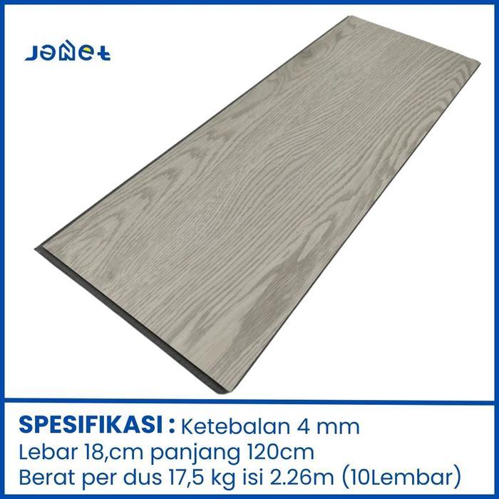 LANTAI SPC FLOORING 4MM PARKIT KAYU KLIK LANTAI