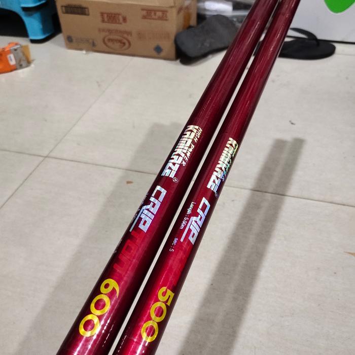 Joran Tegeg Kamikaze Cripton 600 Tegeg Carbon -Gratisongkir