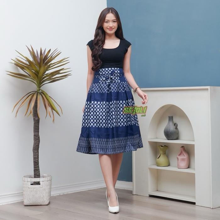Promo Rok Batik Modern 7/8 Rok Pendek Wanita Dewasa Original