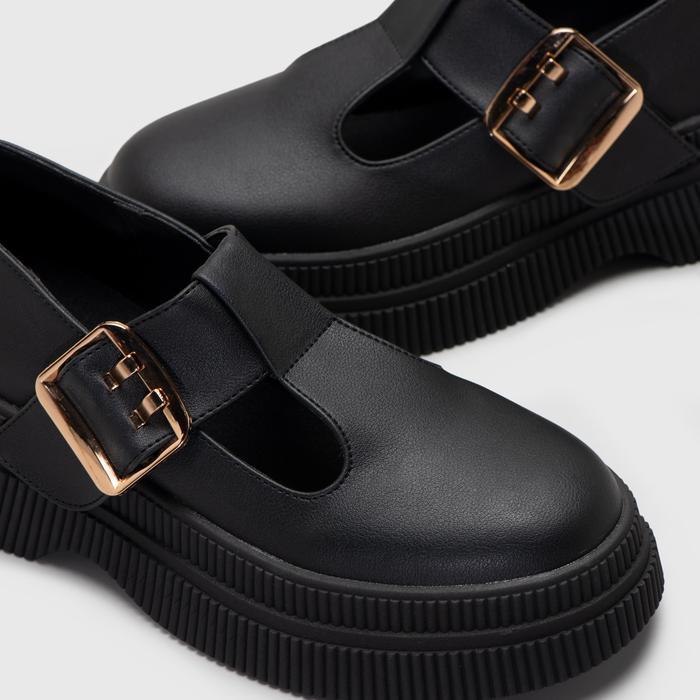 Adorableprojects - Jeanne Oxford Black - Mary Jane Oxford Shoe Wanita