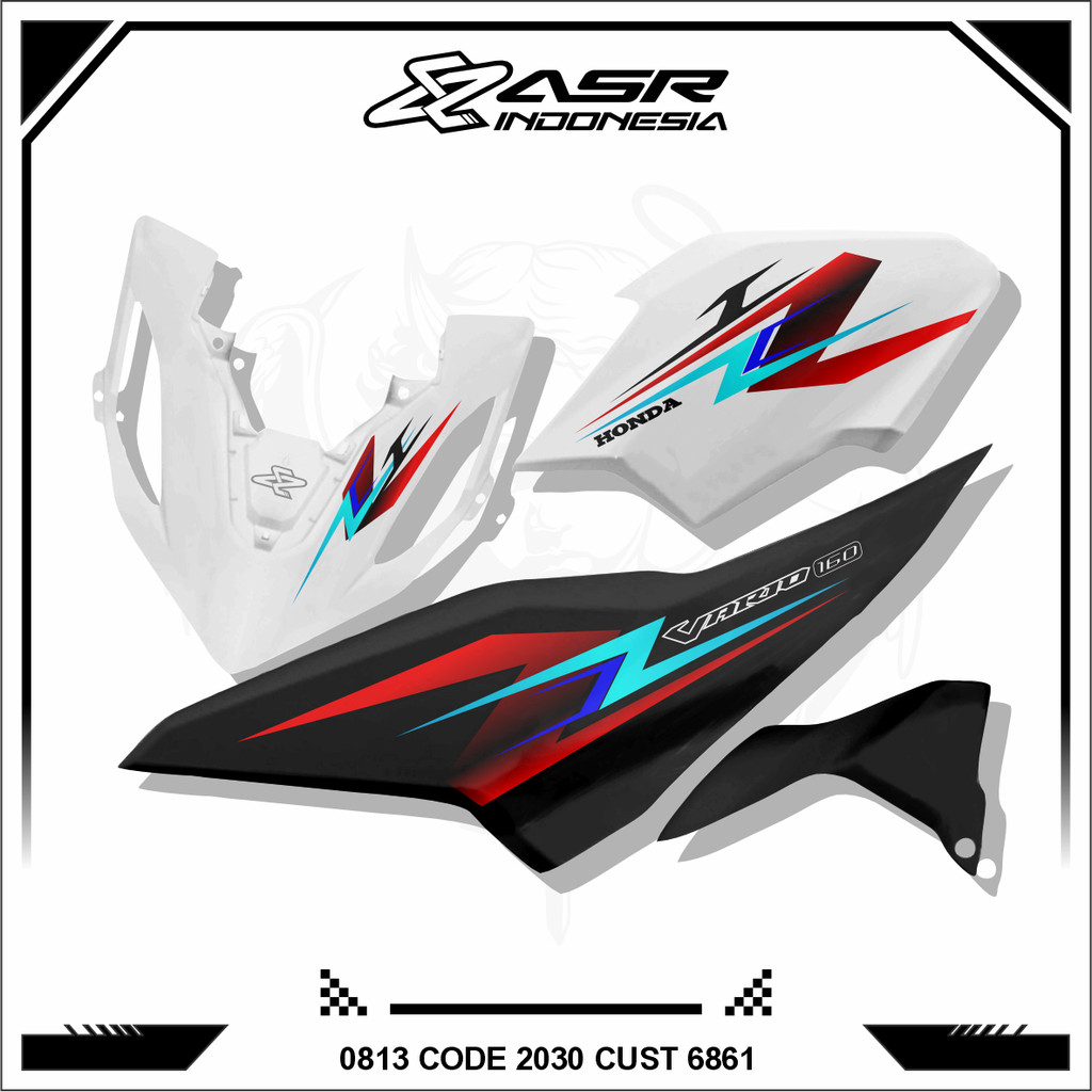 STRIPING MOTOR HONDA VARIO LED NEW 160 VARIASI TRANSPARAN