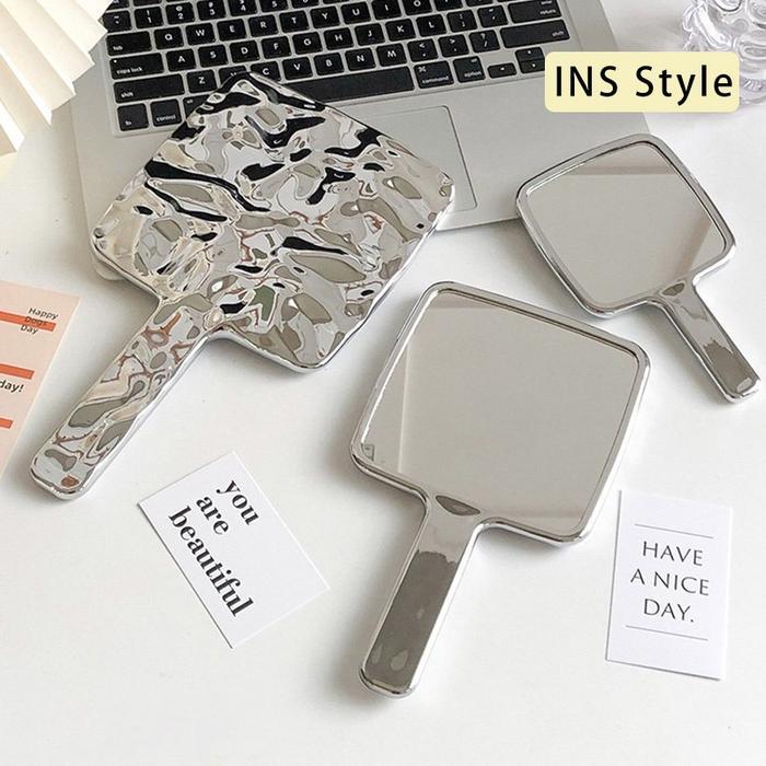 snvk- Perak Hand Mirror / Cermin Genggam / Cermin Rias/ Korea Vintage Mirror