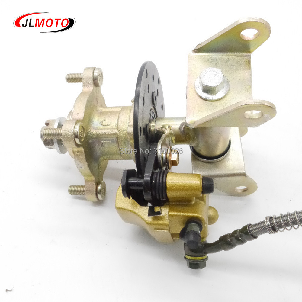 1Set 4 Stud Steering Strut Knuckle Spindles & 108Mm Disc Brake & Wheel Hub Fit For Diy Electric Atv