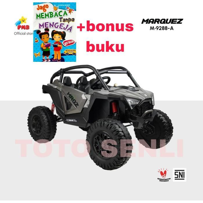 termurah Mainan Anak Mobil Aki remot M9288A Marquez roda besar