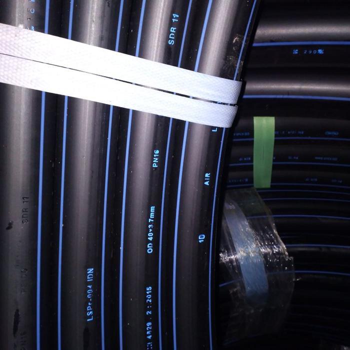 tukangbanget- Pipa Hdpe 1 Inch Pn16 Rucika Wavin 100Meter / Selang Hitam Hdpe