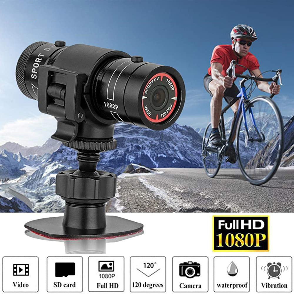 Lamjad F9 Mini Action Camera Bicycle Motorbike Helmet Sport Camera Hd