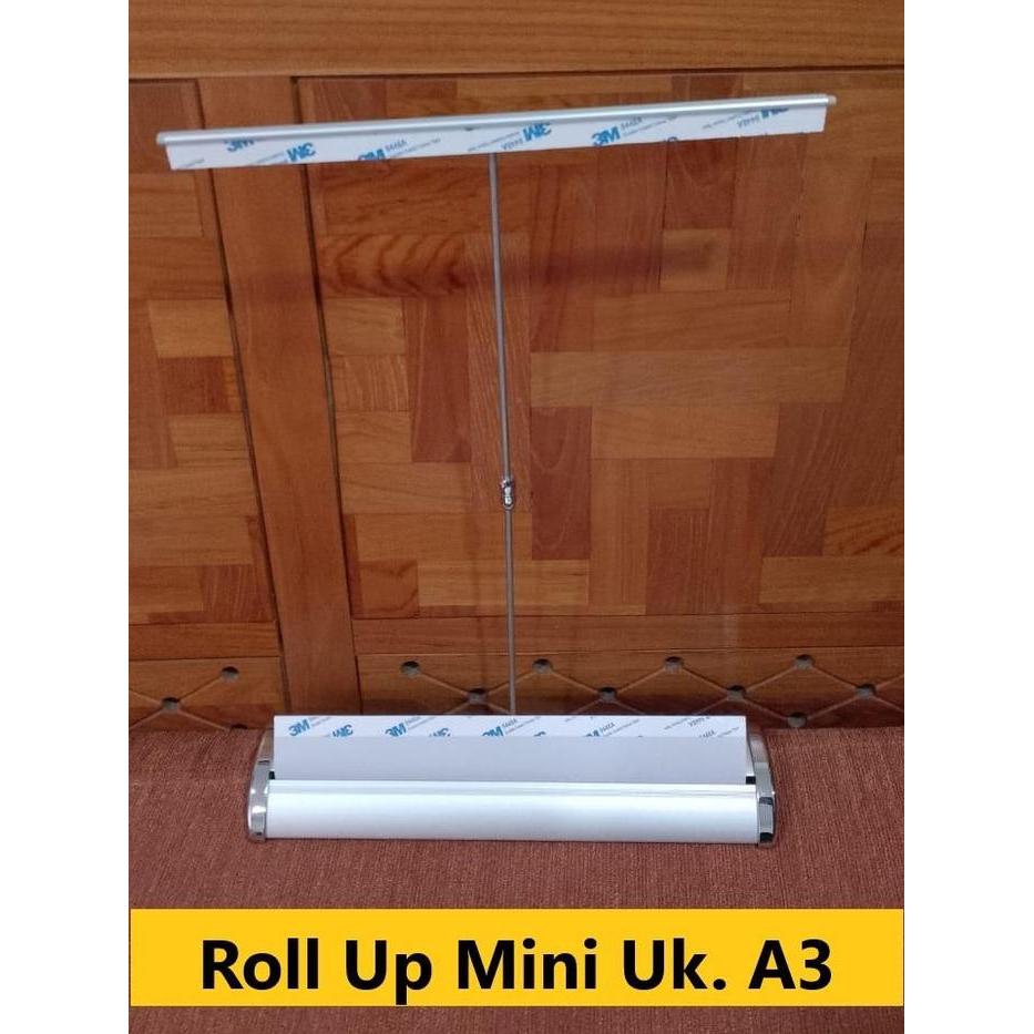 TERLARIS Roll Up Mini Banner Ukuran A3 READY STOCK
