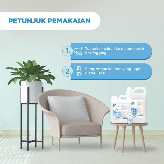jas1ya- Fogging Liquid Disinfektan Food Grade Disinfectant 5L Gosend/Grab