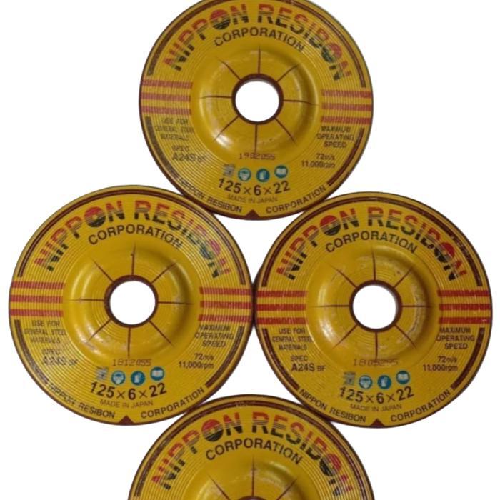 npys- Batu Gerinda Poles Nippon Resibon 5"X6 Resibon 125X6X16 Grinding