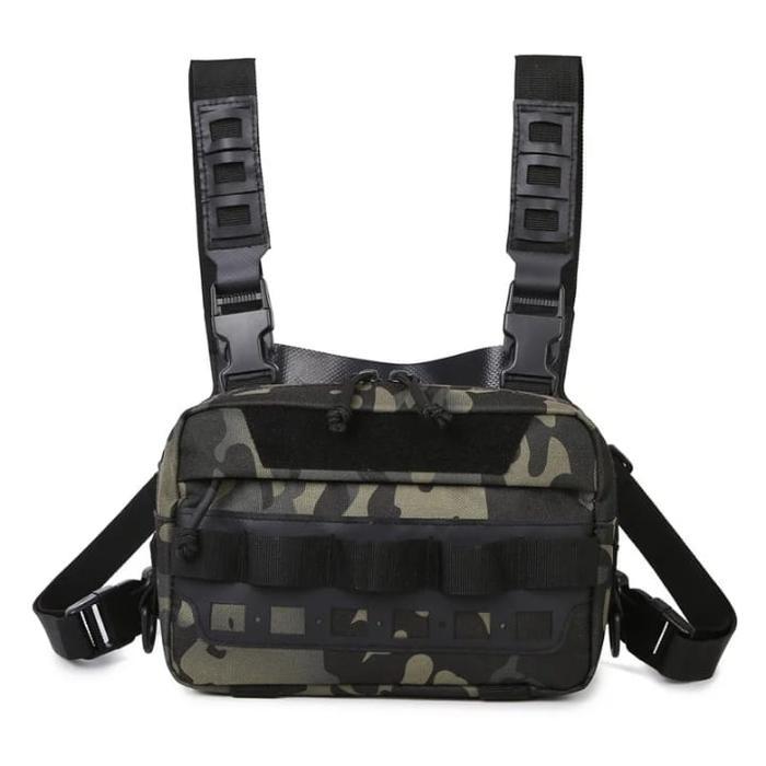 Tas Tactical Chest Bag /Tas Dada Import Bags Vest Edc Terbaru