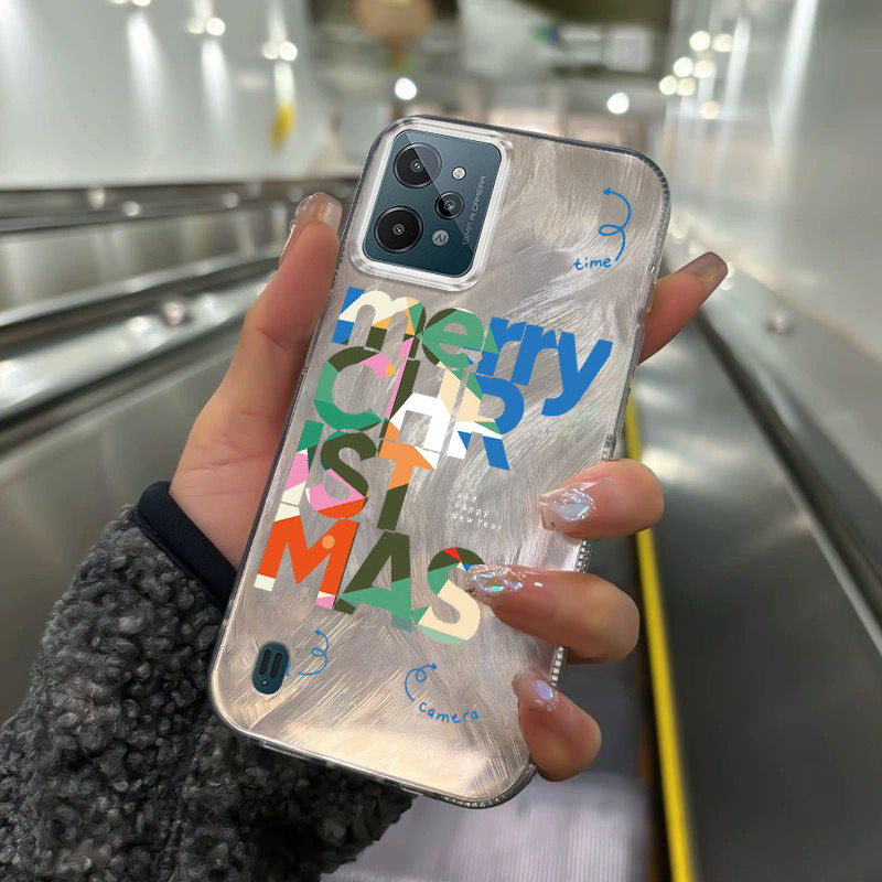 Casing Hp Untuk Realme C31 Case Casing HP Softcase ponsel silikon tahan jatuh transparan camlet Kasi