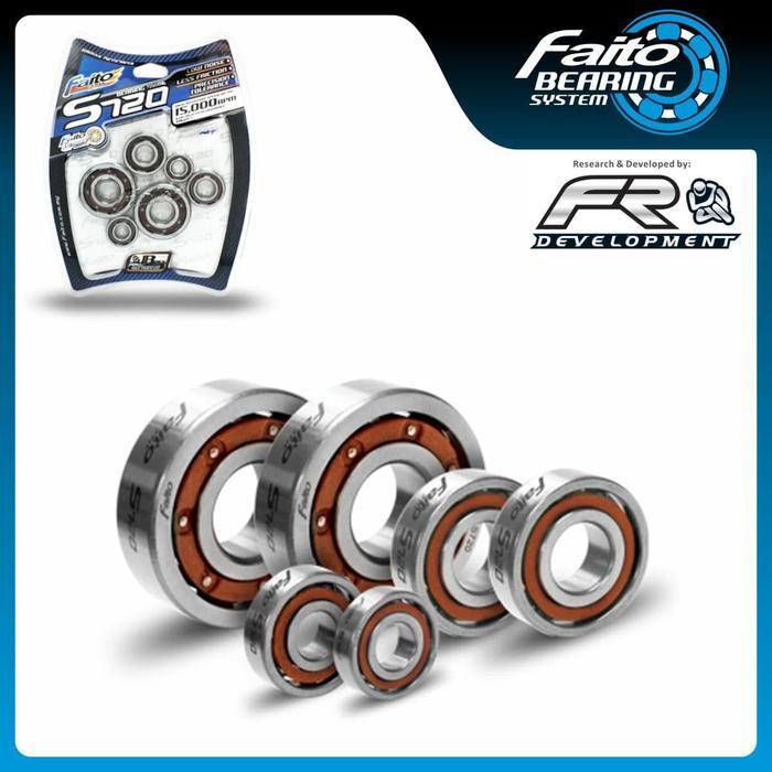 Faito Engine Bearing Set Laher Mesin Supra X 125 Karbu / Supra X 125 Fi / Karisma 125 / Kirana 125 /