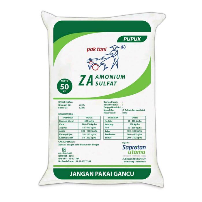 Pupuk ZA 1 Kg Respack Ammonium Sulfat Pupuk Pak Tani / Pupuk Tanaman