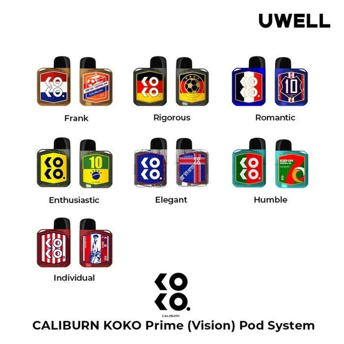UWELL CALIBURN KOKO PRIME VISION WORLD CUP EDITION AUTHENTIC 100%