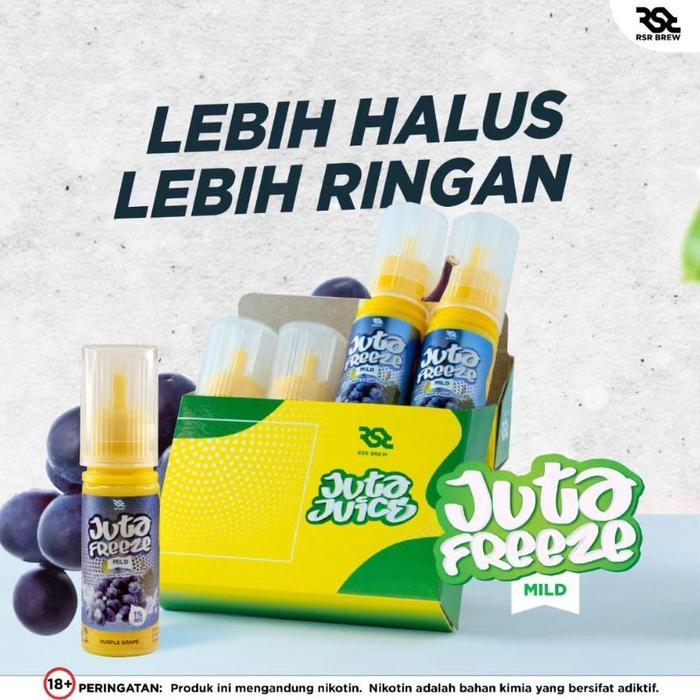 JUTA FREEZE MILD PURPLE GRAPE 15ML 1% X 4 PCS BY RSR BREW