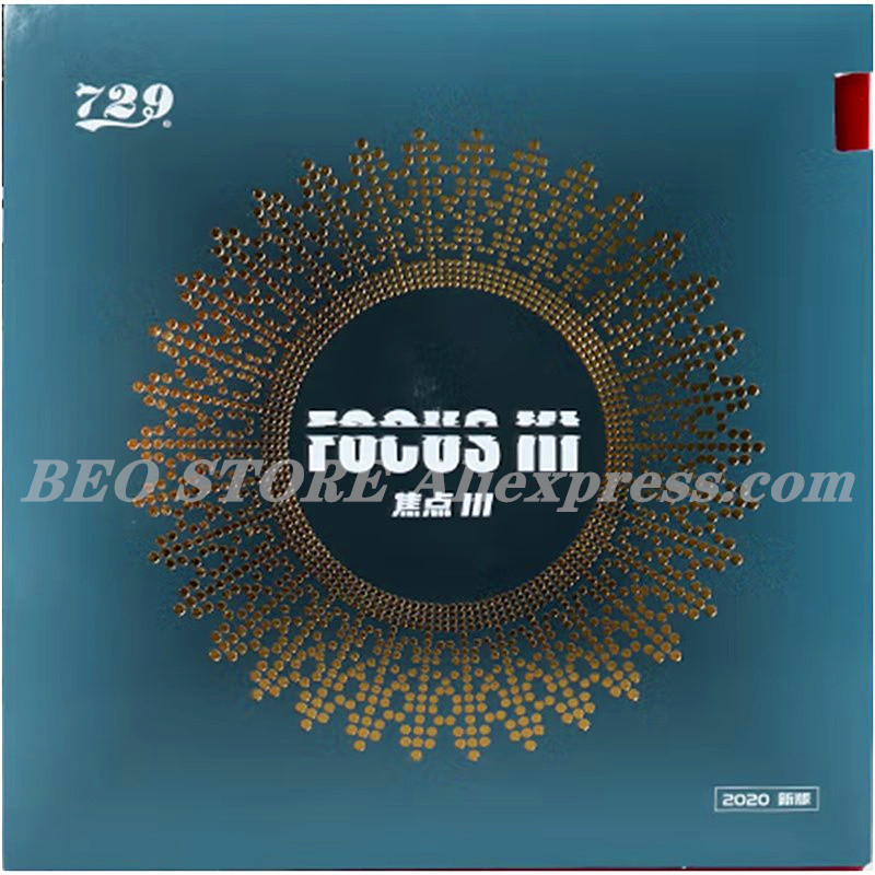 Hip 729 Focus Iii 3 Snipe Table Tennis Rubber Pi-In Original 729 Focus Ping Pong Sponge