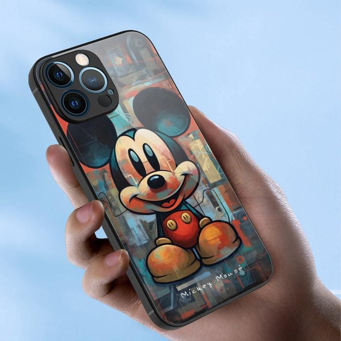 Sugihmakmur29 Casing Hp Glossy Mickey Mouse Android All Tipe & Iphone