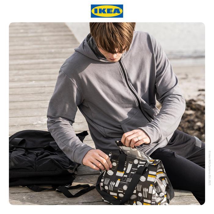 pkfxi- Ikea Fladdrig Tas Bekal / Makan Siang 25X16X27 Cm