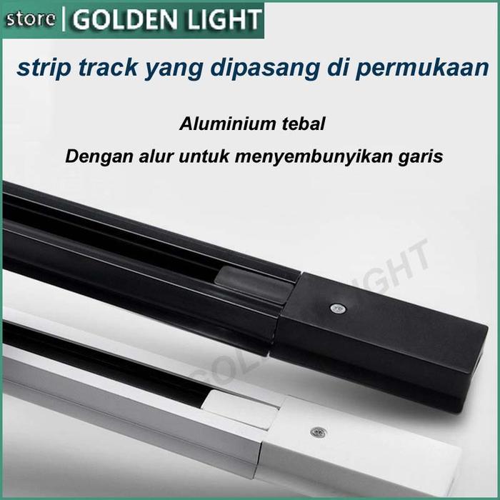 REL TRACK 0.5M lampu track SOROTAN/TRACK BELT/DIGUNAKAN DEGAN LAMPU