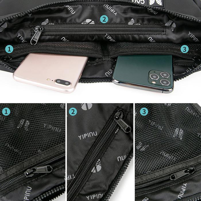 1j3j5- Tas Selempang Pria Wanita Dumpling Bag Korean Style Anti Air Ypu-Jz