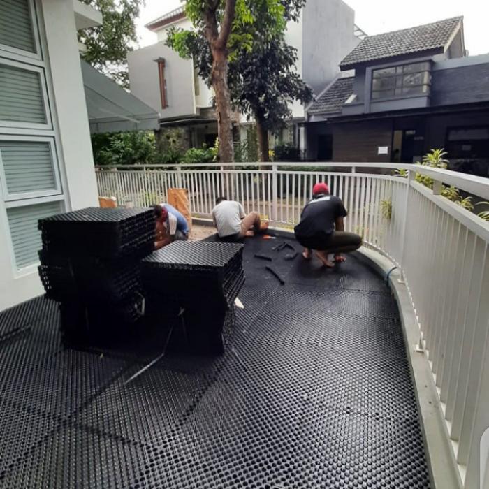 Alas Rumput Sintetis Drainase Cell - Lapisan Rumput Sintetis