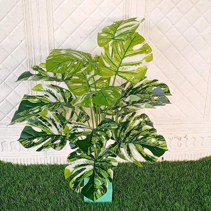 Tanaman Hias Monstera Artificial Pot Bee Besar