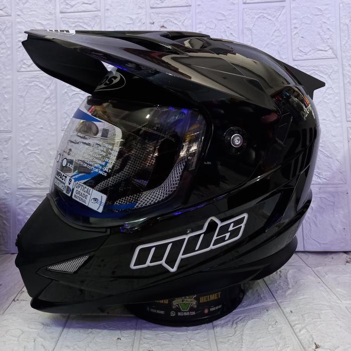 HELM MDS SUPER PRO SOLID BLACK