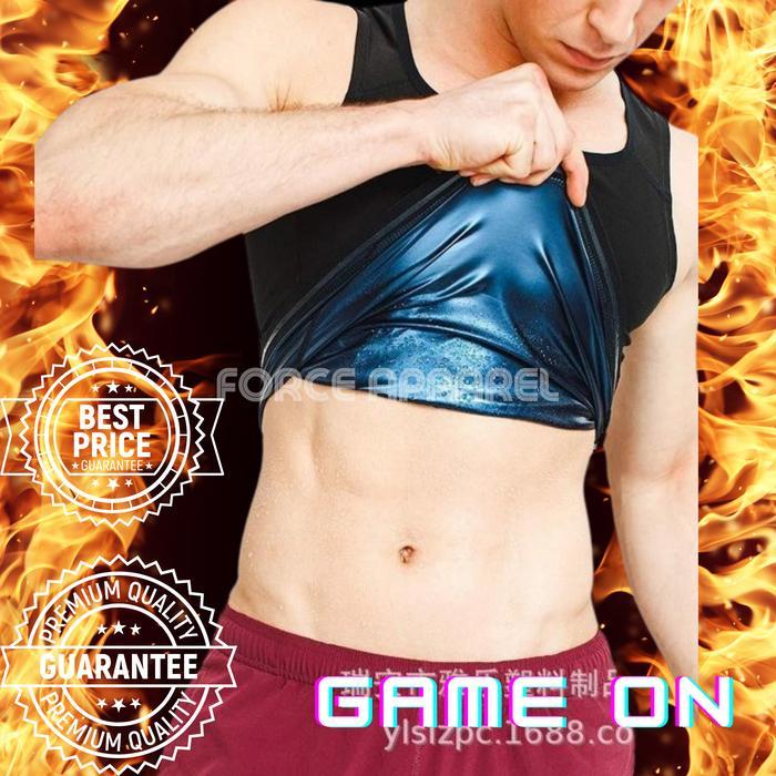 Promo Baju Sauna Gym Fitness Kaos Olahraga Pria Wanita Original