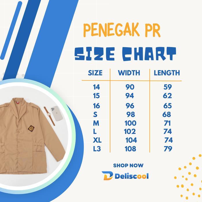 New- Deliscool Baju Pramuka Pembina Perempuan lengan panjang Baju Seragam Pramuka Smp Sma Smk