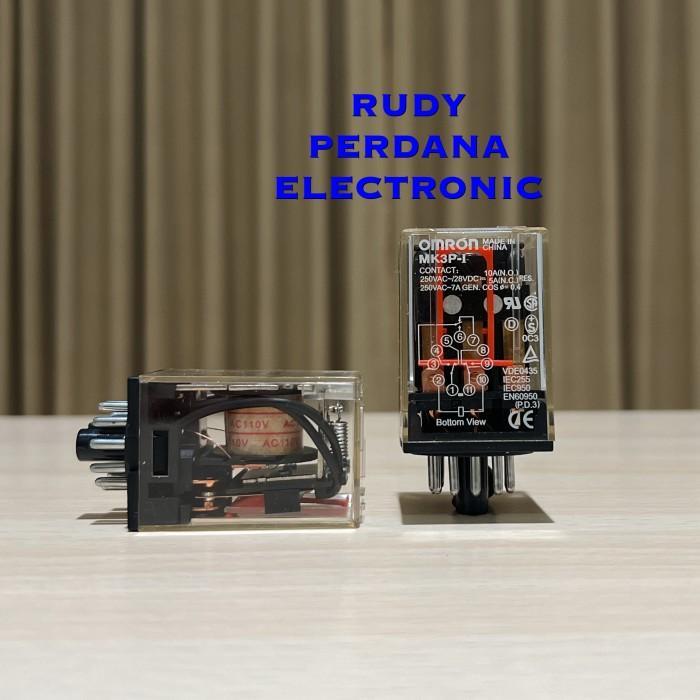 ototr- Relay Mk3P 11P 11 Pin Kaki 110Vac Ac 110V 110 Volt