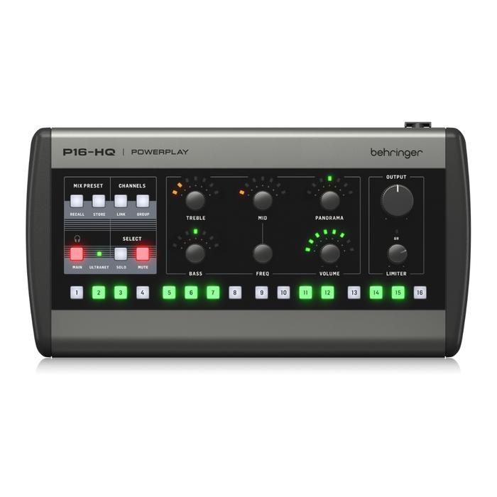 Jual Behringer Powerplay P16 HQ 16 Channel Digital Personal Mixer