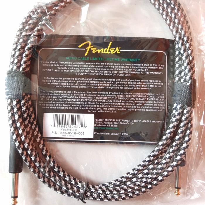 KABEL JACK GITAR 3M FENDER