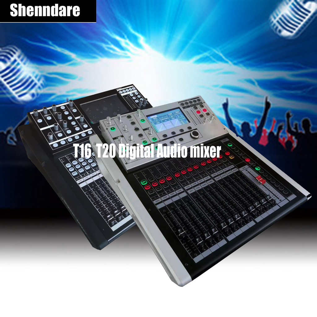 - 16/20 Channel Professioanal Digital Mixer Dj Controller Mixer Audio
