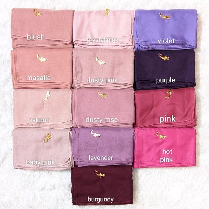 New- MYLADY - Hijab segiempat voal polos original mylady hijab Kerudung Basic Segi Empat Square