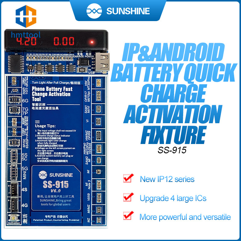 - Updated Sunshine Ss-915 Battery Activation Board For Iphone 12