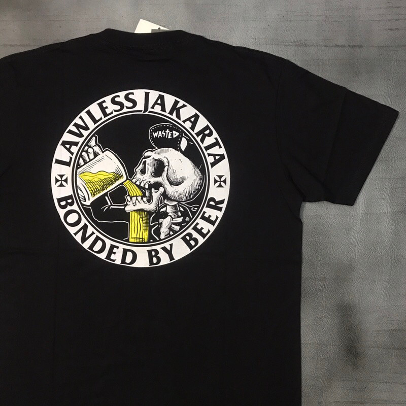 T-shirt Lawless Jakarta - Bonded By Beer Unisex (S-3XL)
