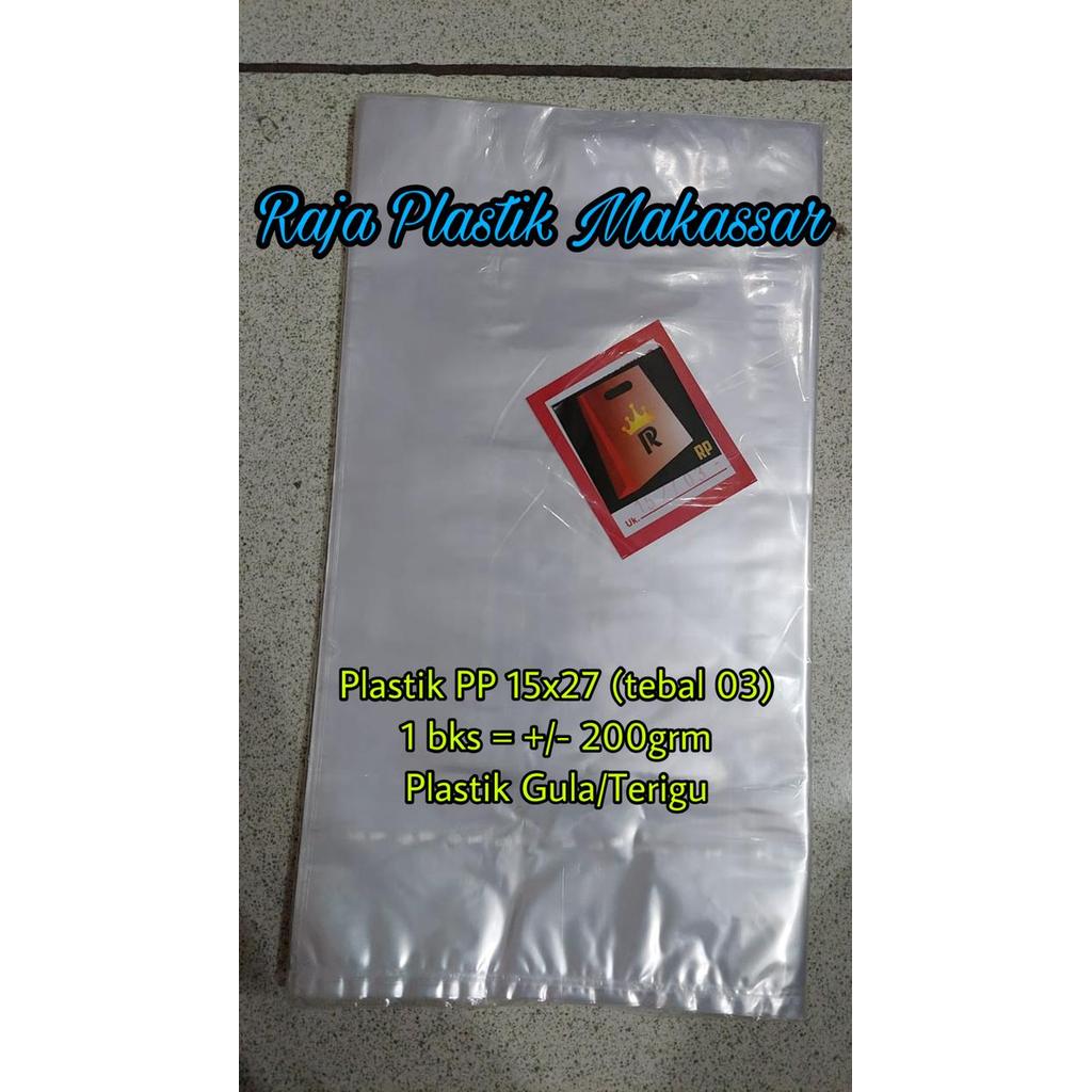 Plastik Gula 15x27 / Plastik Terigu 15x27 / Plastik PP 15x27