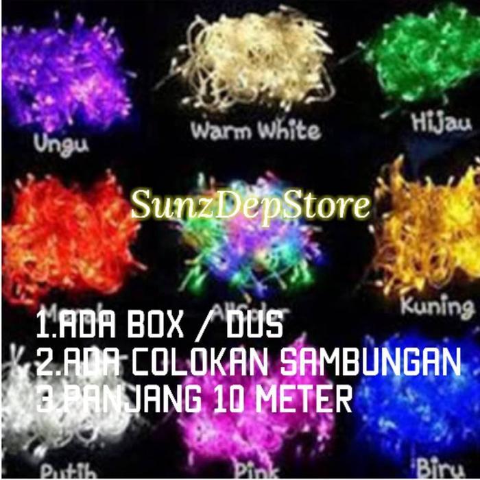 News Lampu Tumblr LED 10 M / Lampu Natal LED / Tumblr Light / Fairy Light