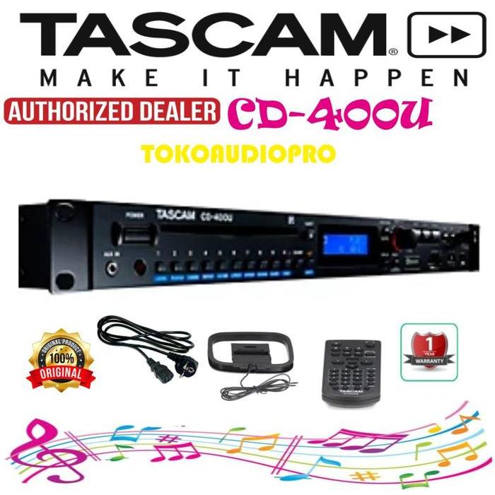 Tascam Cd-400U Cd / Sd / Usb Player With Bluetooth Tascam Cd400U