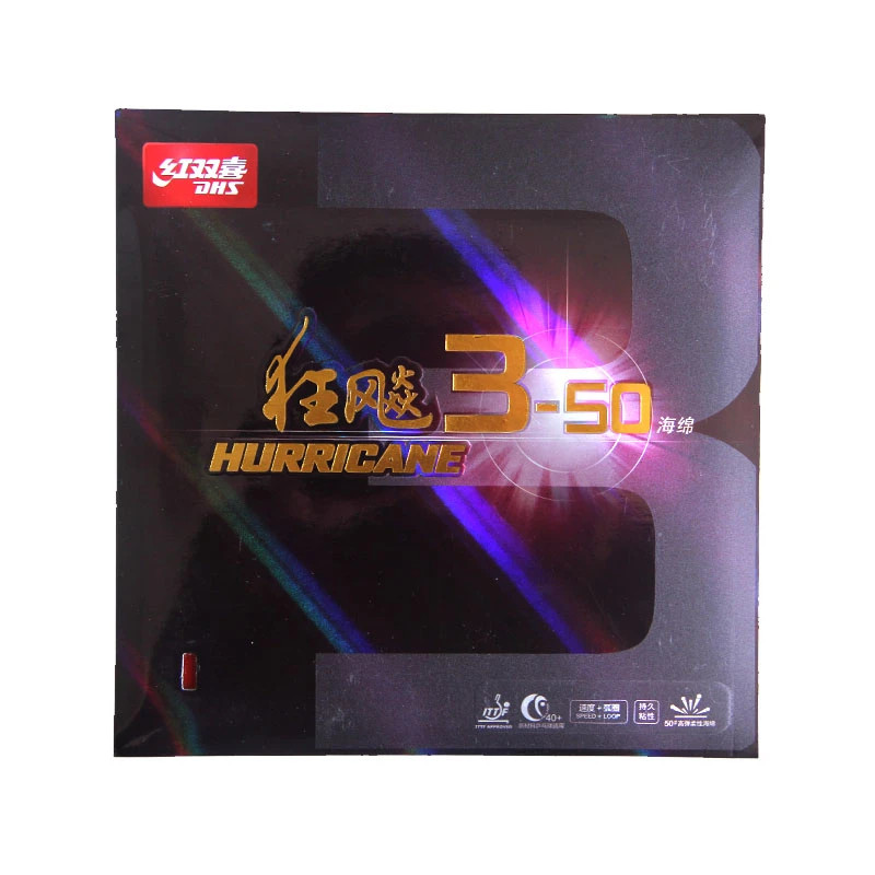 Original Dhs Hurricane 3-50 3 50 Sponge Pi-In Ping Pong Rubber With Sponge Table Tennis Rubber
