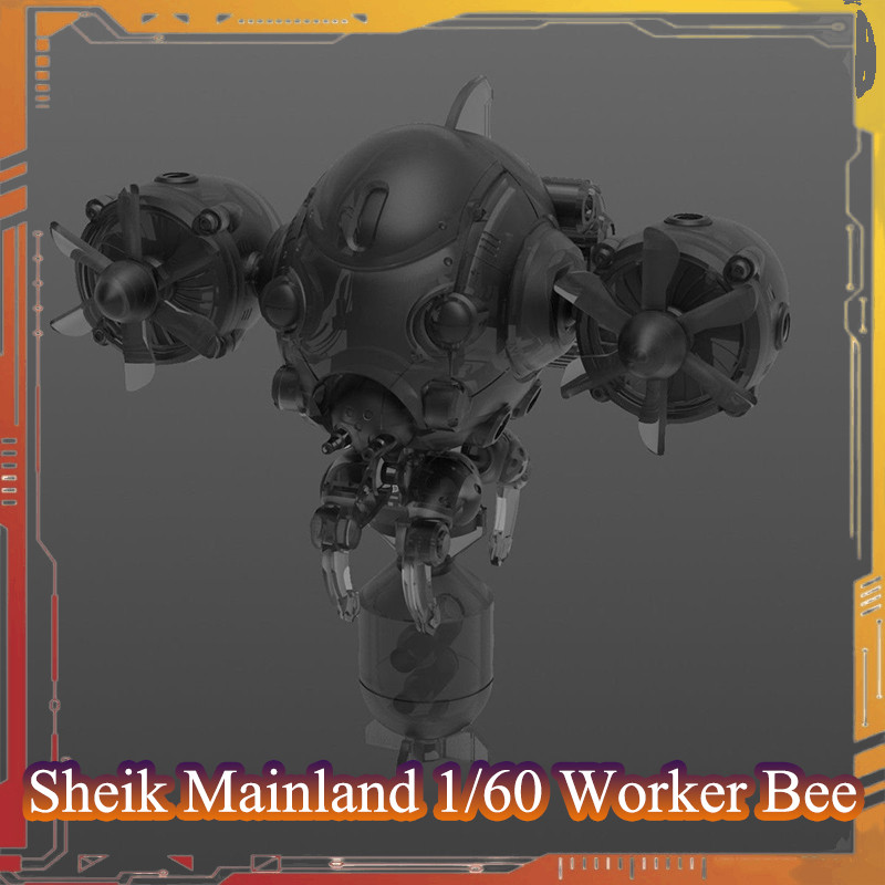Sheik Mainland 3MIN Project Worker Bee Fighter Action Figure Anime Plast Mecha Toy 1/60 Scale