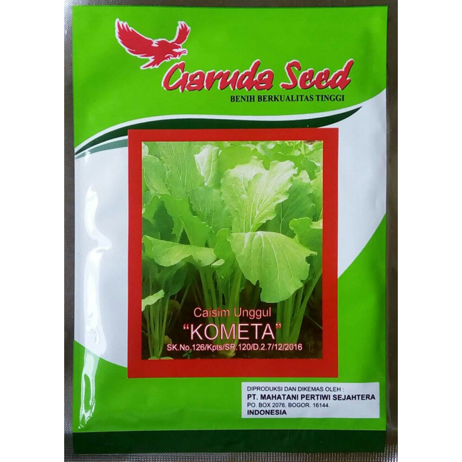 CAISIM=Bibit Benih Sayuran Sawi Caisim KOMETA 20gr - Bibit Sawi Caisim Super Unggul